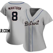 Mikie Mahtook Women's Detroit Tigers Gray Replica Road Jersey