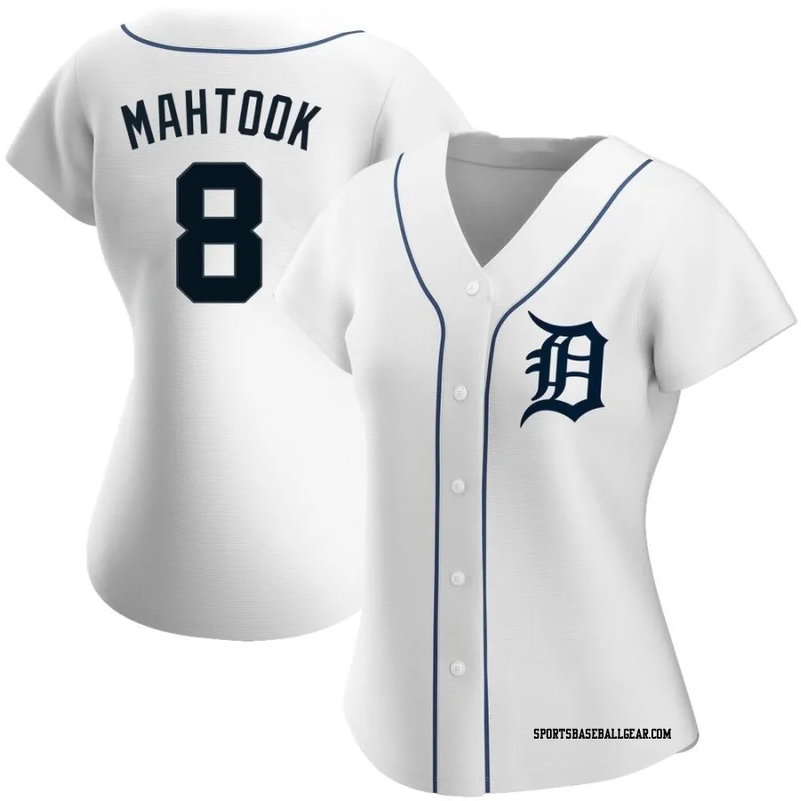 Mikie Mahtook Women's Detroit Tigers White Replica Home Jersey