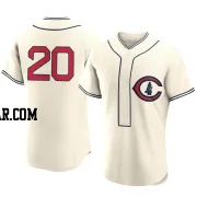 Miles Mastrobuoni Men's Chicago Cubs Cream Authentic 2022 Field Of Dreams Jersey