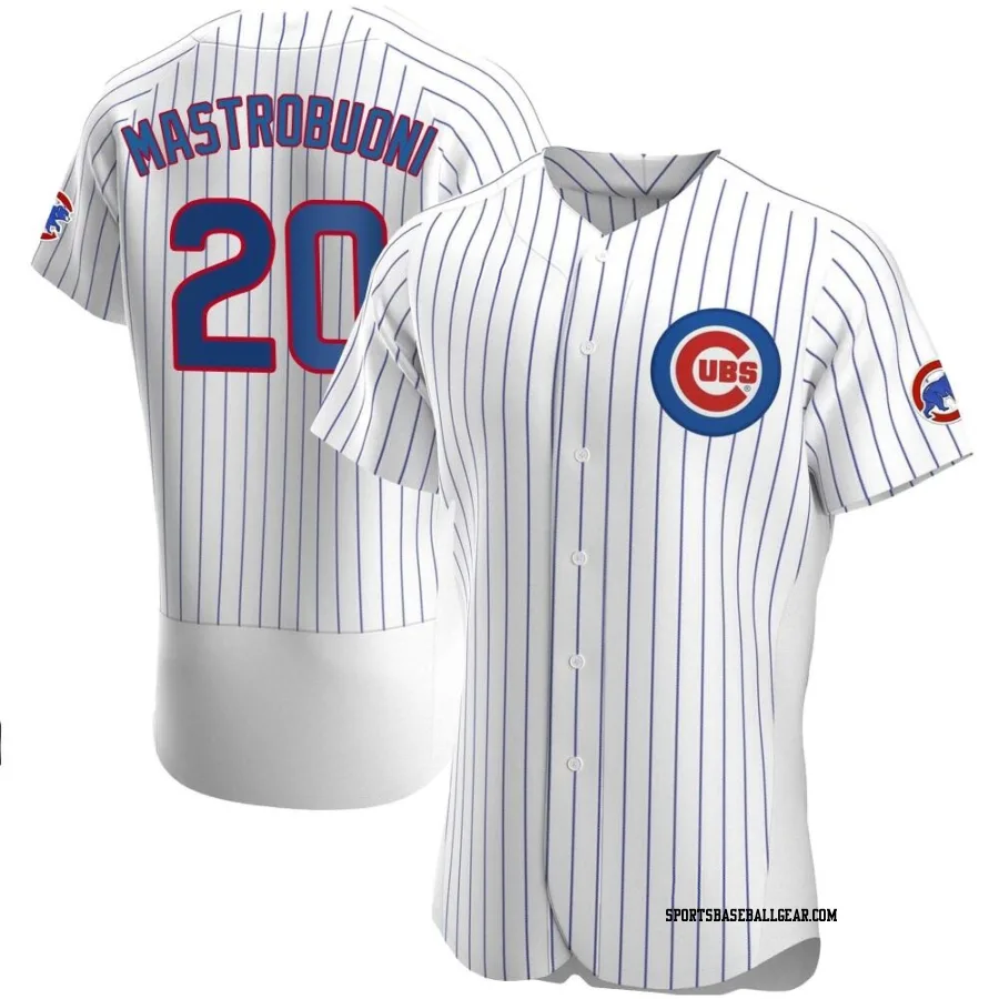 Miles Mastrobuoni Men's Chicago Cubs White Authentic Home Jersey