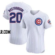 Miles Mastrobuoni Men's Chicago Cubs White Elite Home Jersey