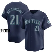 Miles Mastrobuoni Youth Seattle Mariners Navy Limited Road Jersey