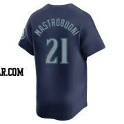 Miles Mastrobuoni Youth Seattle Mariners Navy Limited Road Jersey