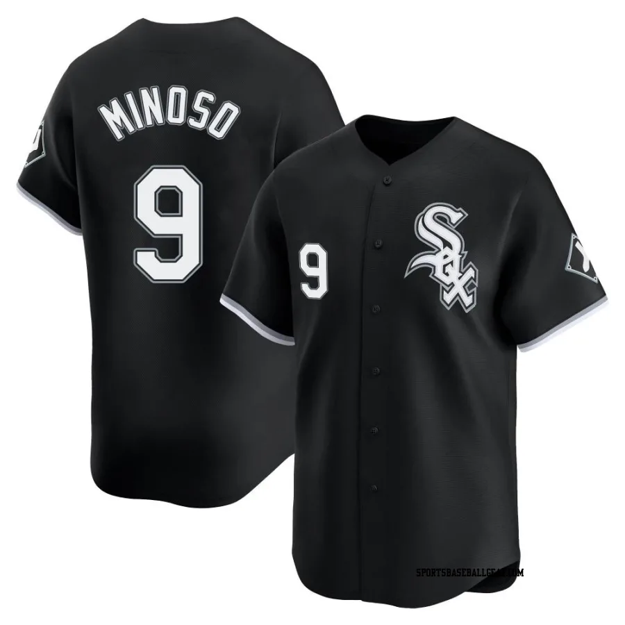 Minnie Minoso Men's Chicago White Sox Black Limited Alternate Jersey