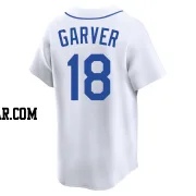 Mitch Garver Men's Seattle Mariners White Limited Throwback Cooperstown Collection Jersey