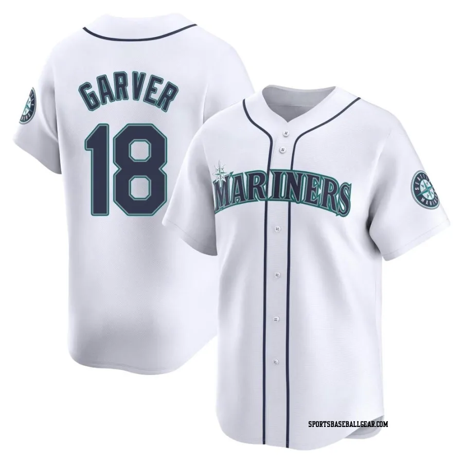 Mitch Garver Youth Seattle Mariners White Limited Home Jersey