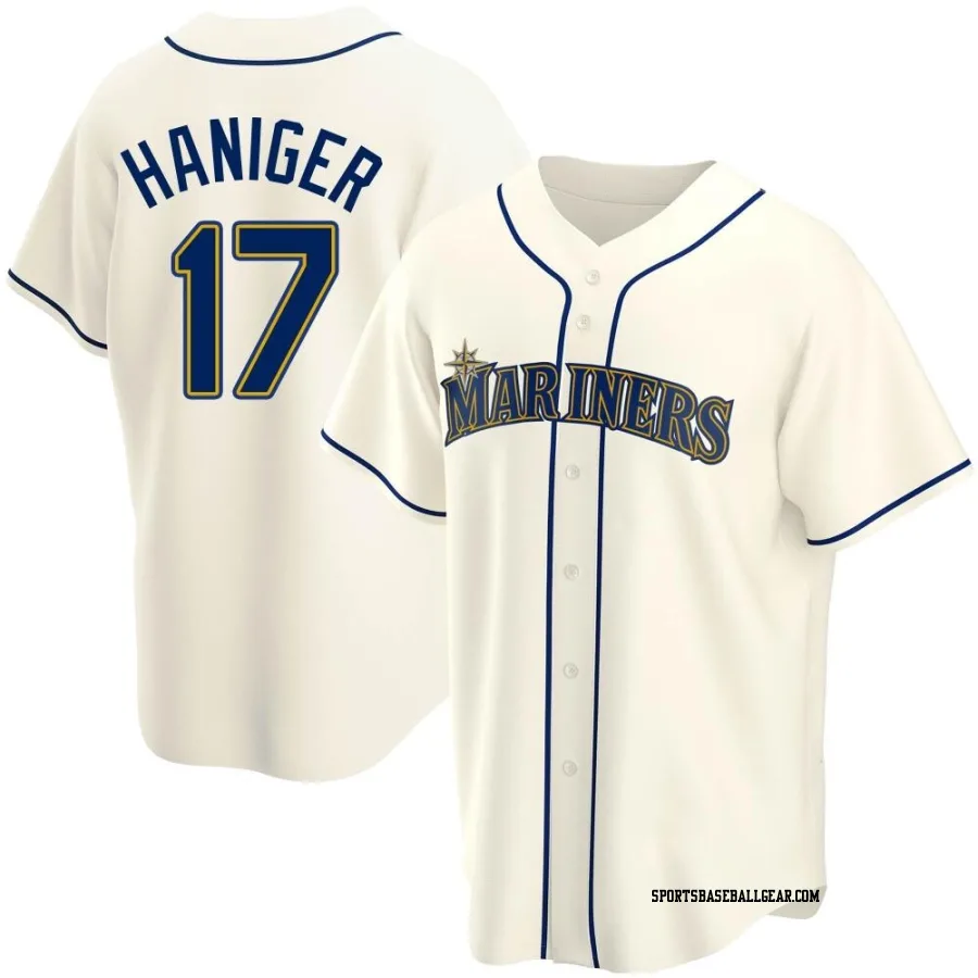 Mitch Haniger Men's Seattle Mariners Cream Replica Alternate Jersey