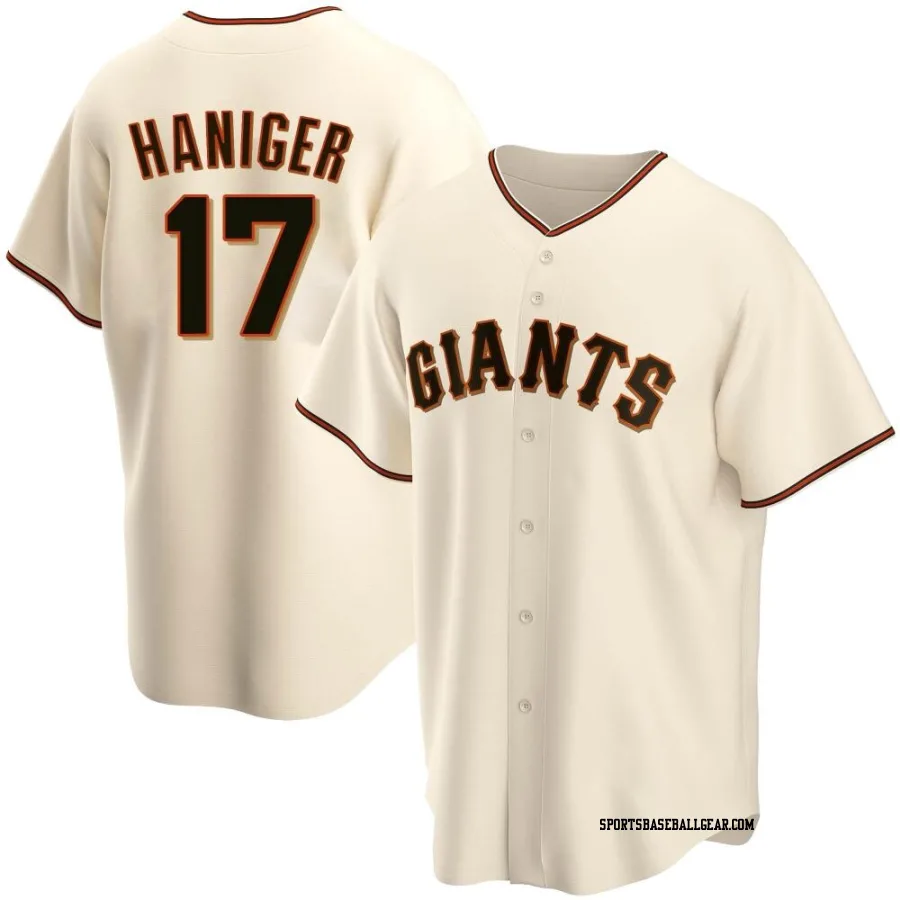 Mitch Haniger Youth San Francisco Giants Cream Replica Home Jersey