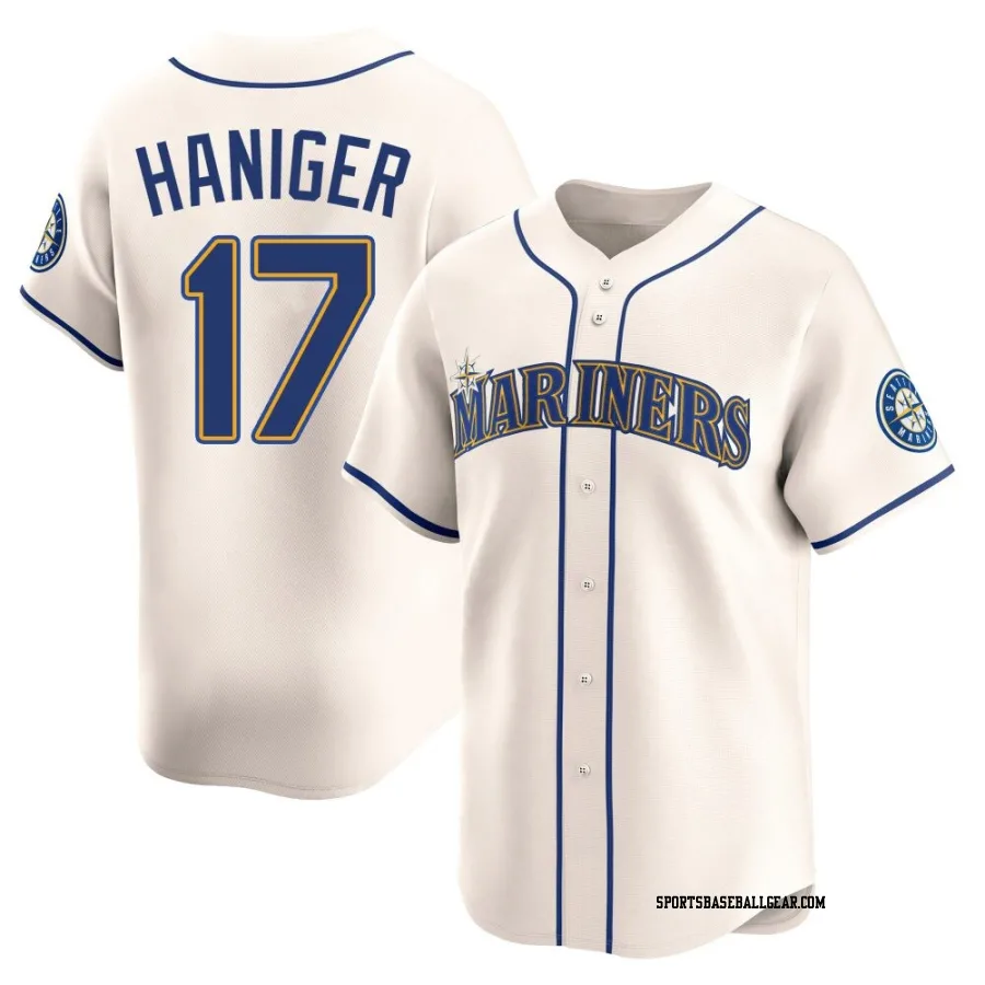 Mitch Haniger Youth Seattle Mariners Cream Limited Alternate Jersey