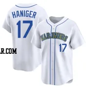 Mitch Haniger Youth Seattle Mariners White Limited Throwback Cooperstown Collection Jersey