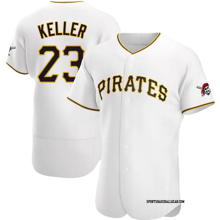 Mitch Keller Men's Pittsburgh Pirates White Authentic Home Jersey