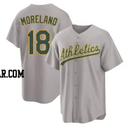 Mitch Moreland Youth Oakland Athletics Gray Replica Away 2.0 Jersey