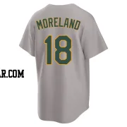 Mitch Moreland Youth Oakland Athletics Gray Replica Away 2.0 Jersey