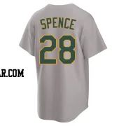 Mitch Spence Youth Oakland Athletics Gray Replica Away 2.0 Jersey
