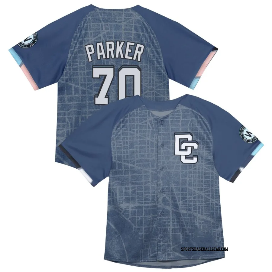 Mitchell Parker Men's Washington Nationals Blue Limited Infant 2025 City Connect Jersey