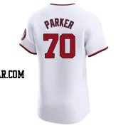Mitchell Parker Men's Washington Nationals White Elite Home Jersey
