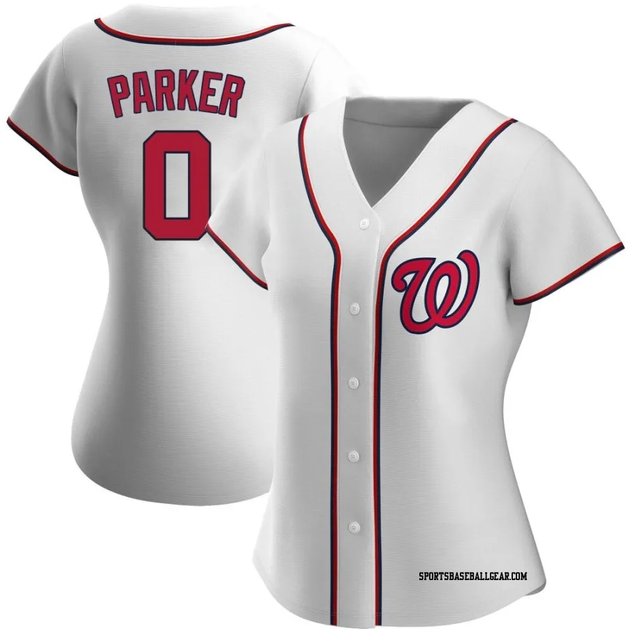 Mitchell Parker Women's Washington Nationals White Replica Home Jersey