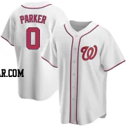 Mitchell Parker Youth Washington Nationals White Replica Home Jersey