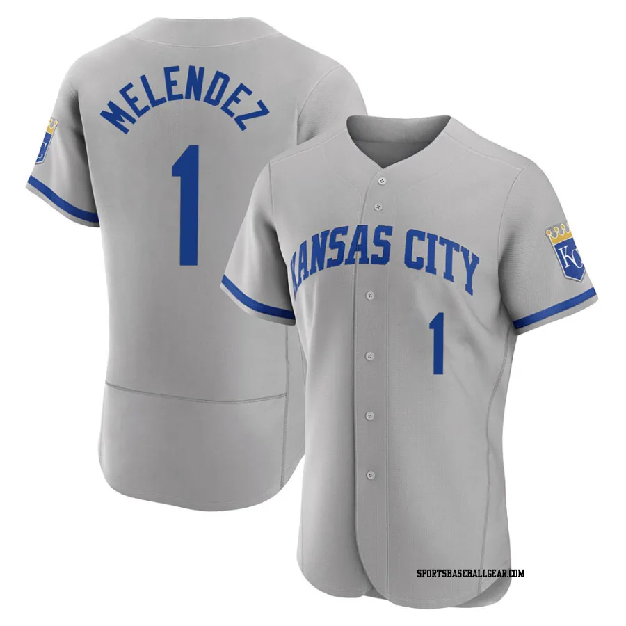 MJ Melendez Men's Kansas City Royals Gray Authentic 2022 Road Jersey