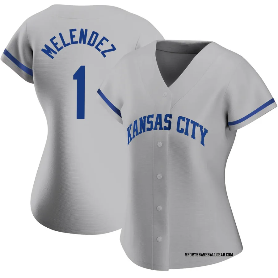 MJ Melendez Women's Kansas City Royals Gray Authentic 2022 Road Jersey