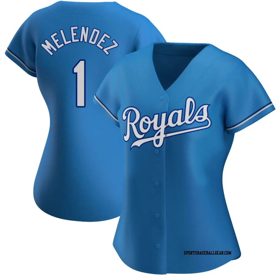 MJ Melendez Women's Kansas City Royals Light Blue Authentic Alternate Jersey