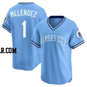 MJ Melendez Youth Kansas City Royals Light Blue Limited Throwback Cooperstown Collection Jersey
