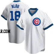 Moises Alou Youth Chicago Cubs White Replica Home Cooperstown Collection Jersey