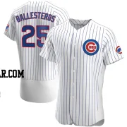 Moises Ballesteros Men's Chicago Cubs White Authentic Home Jersey