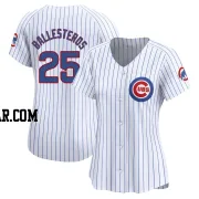 Moises Ballesteros Women's Chicago Cubs White Limited Home Jersey