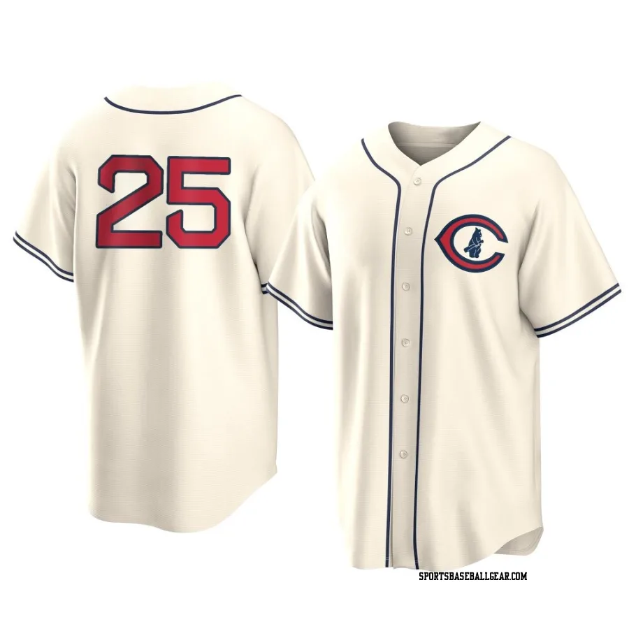 Moises Ballesteros Youth Chicago Cubs Cream Replica 2022 Field Of Dreams Jersey