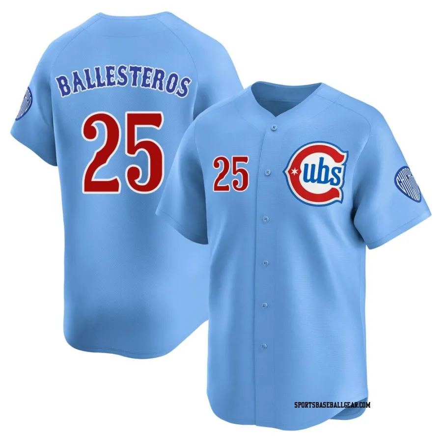 Moises Ballesteros Youth Chicago Cubs Royal Limited 2nd Alternate Jersey