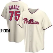 Moises Chace Youth Philadelphia Phillies Cream Replica Alternate Jersey