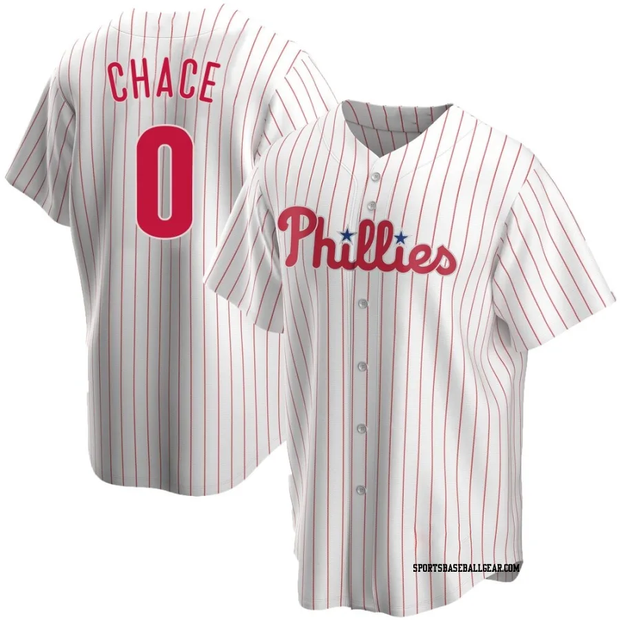 Moises Chace Youth Philadelphia Phillies White Replica Home Jersey