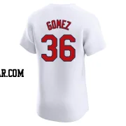 Moises Gomez Men's St. Louis Cardinals White Elite Home Jersey