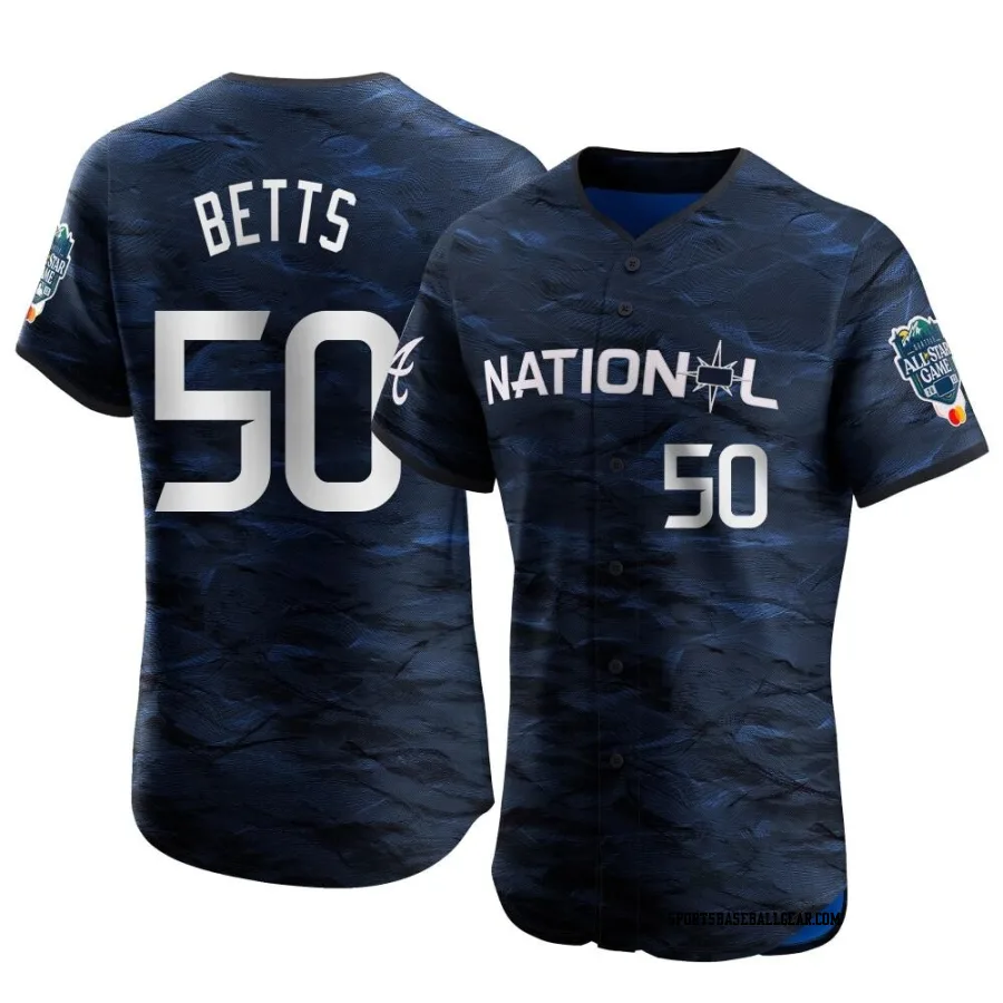 Mookie Betts Men's Los Angeles Dodgers Royal Elite National League Game Vapor Premier 2023 All-Star Jersey
