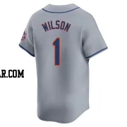 Mookie Wilson Men's New York Mets Gray Limited Away Jersey