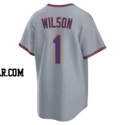 Mookie Wilson Men's New York Mets Gray Replica Away 2.0 Jersey
