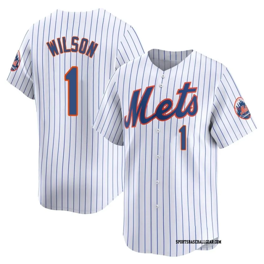 Mookie Wilson Men's New York Mets White Limited Home Jersey