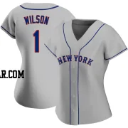Mookie Wilson Women's New York Mets Gray Authentic Road Jersey