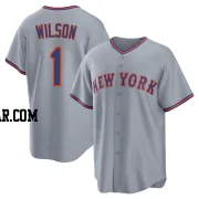 Mookie Wilson Youth New York Mets Gray Replica Away 2.0 Jersey