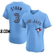 Myles Straw Men's Toronto Blue Jays Blue Elite Powder Alternate Jersey