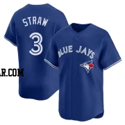 Myles Straw Men's Toronto Blue Jays Royal Limited Alternate Jersey
