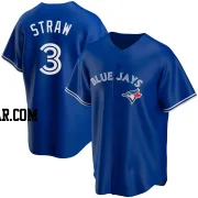 Myles Straw Men's Toronto Blue Jays Royal Replica Alternate Jersey