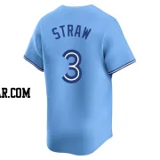 Myles Straw Youth Toronto Blue Jays Blue Limited Powder Alternate Jersey
