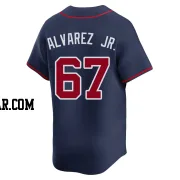 Nacho Alvarez Jr. Youth Atlanta Braves Navy Limited Alternate Jersey