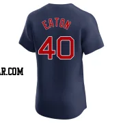Nate Eaton Men's Boston Red Sox Navy Elite Alternate Jersey