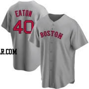 Nate Eaton Youth Boston Red Sox Gray Replica Road Jersey