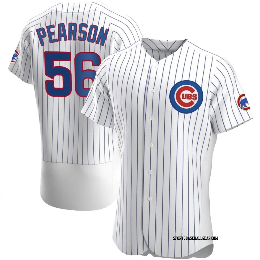 Nate Pearson Men's Chicago Cubs White Authentic Home Jersey