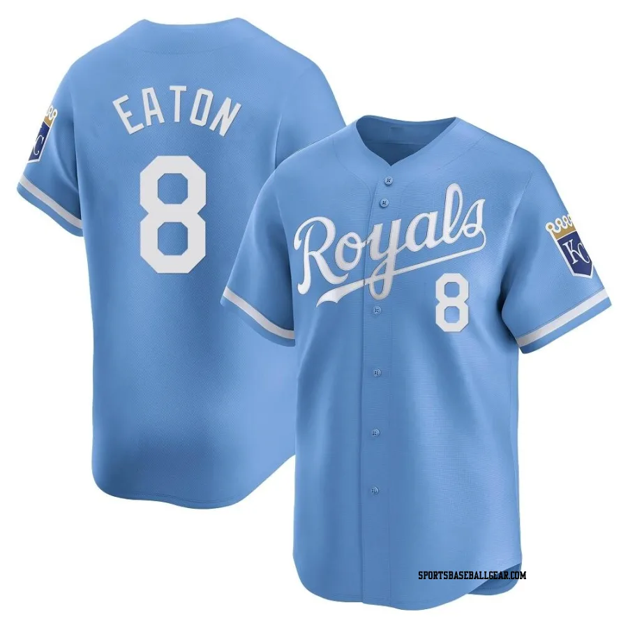 Nathan Eaton Youth Kansas City Royals Light Blue Limited Alternate Jersey