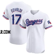 Nathan Eovaldi Men's Texas Rangers White Elite Home Jersey